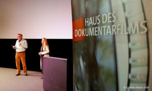 Dr. Kay Hoffmann und Elsa Kremser bei der DOK Premiere im Caligari (Foto: Günther Ahner/HDF)