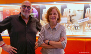 Goggo Gensch (l.) und Corinna Belz (r.) bei der DOK Premiere in Stuttgart